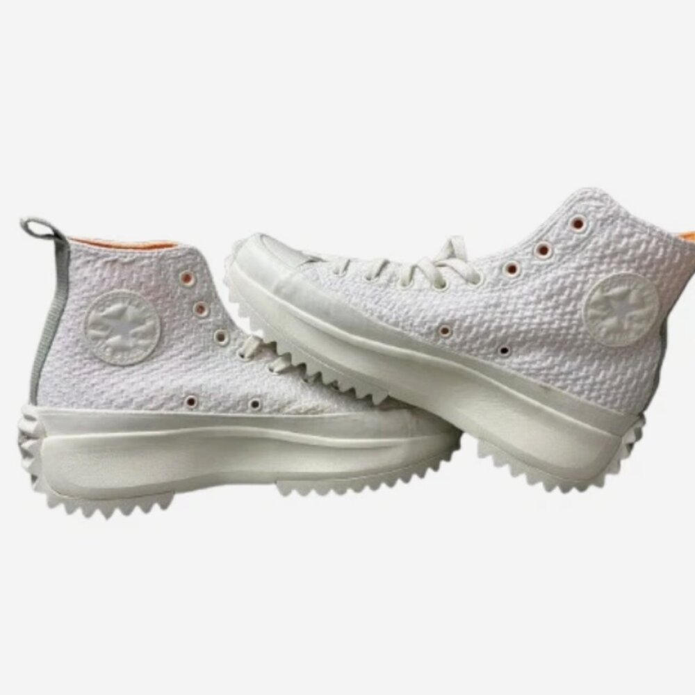 Converse Run Star Hike Hi Egret Peach Women 7.5 Sneakers